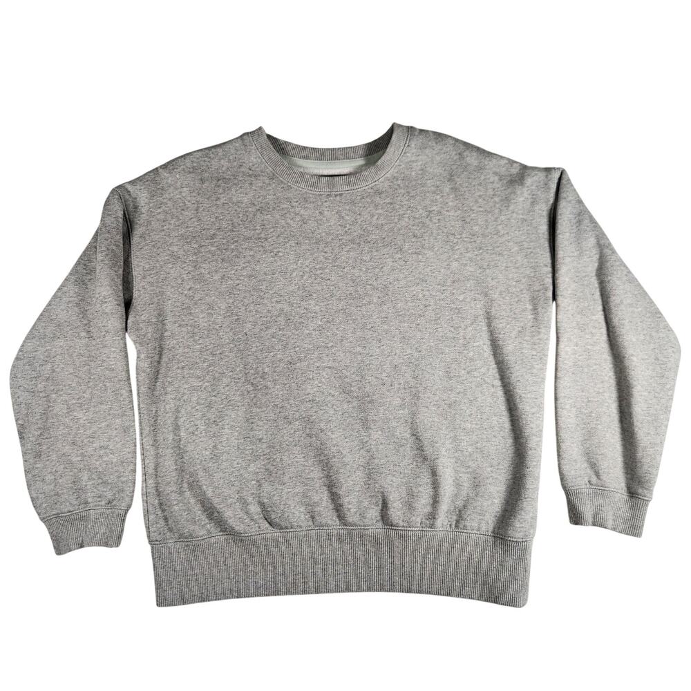 SPAO K-Fashion Grey Soft and Cozy Fleece Relaxed Fit Sweatshirt Size L / 170/92A